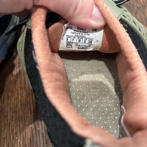 Reebok Heckler Women's Composite Toe Work Athletic Sneakers Black Peach Size 8 - Picture 9 of 10